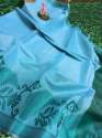 Tissue Soft Silk Emboss Saree  thumb 3