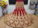 Velvet Wedding lehenga choli  thumb 3