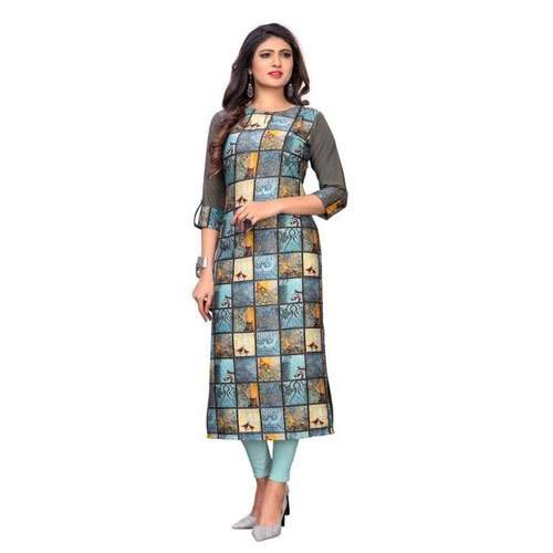 Ladies Crepe Printed Kurti