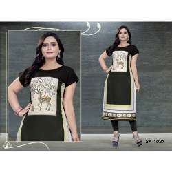 Ladies Straight Rayon Kurti
