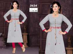 Casual wear Grey Kurti 3434