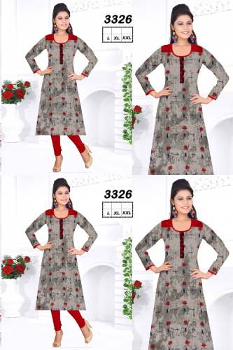 Fancy Printed Kurti 3326