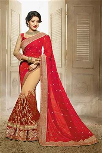 Designer Border Lace Saree