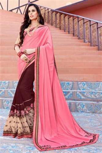 Stylist Party Wear Saree by Jagdamba Sarees Pvt Ltd