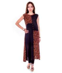 Black Rayon Kurti