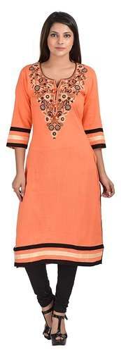 Embroidered Cotton Kurti