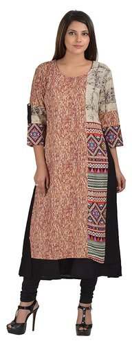 Ladies Cotton Printed Kurti by Moon Industries