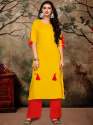 ladies-yellow-rayon-kurti