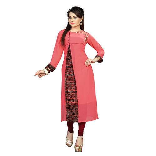 Pink Designer Kurtis
