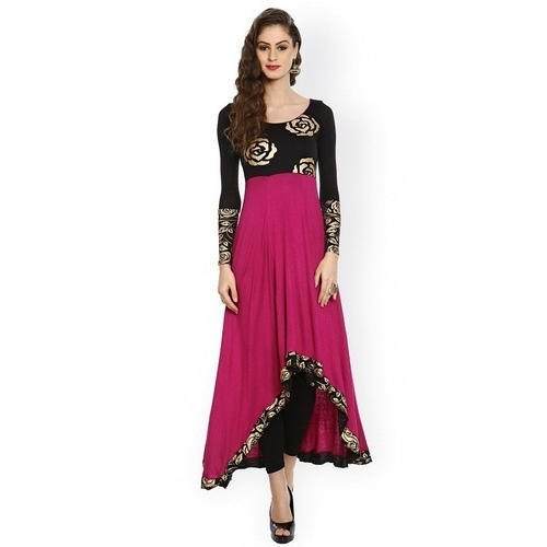 Round Neck Rayon Kurti