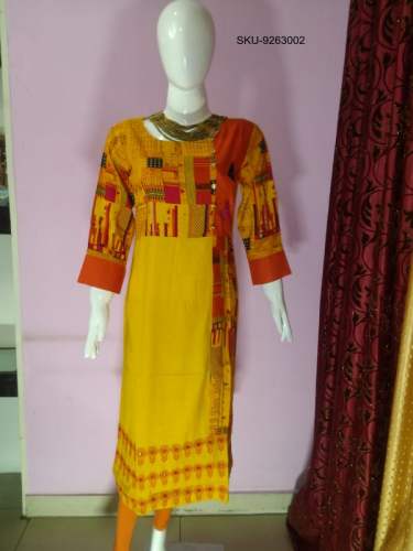 fancy Rayon Printed kurti by The Kayna Store