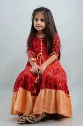 Kids Party Wear Anarkali Kurtis