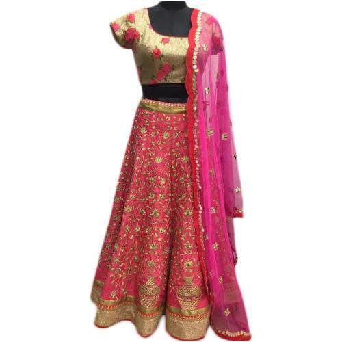 Fancy Embroidered Trendy Lehenga  by Geetham Traders Private Limited