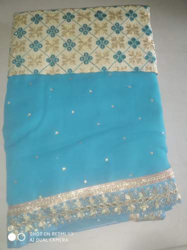 Designer embroidered Saree by Sahanas Fashionta