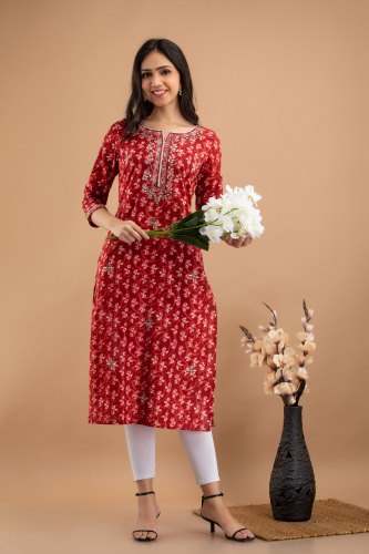 Cotton Fancy Kurti for Ladies