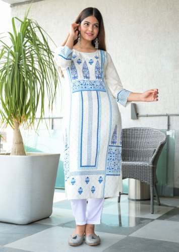 Keeyara Cotton Digital Print Kurti by Keeyara exports