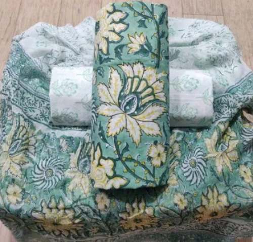 Hand Block Printed Cotton Suit Set