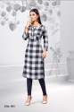Designer rayon Kurti thumb 1