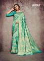 Designer Soft Poly Silk Saree thumb 1
