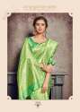 Designer Soft Poly Silk Saree thumb 5