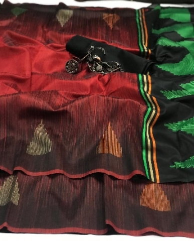 Ikkat Silk Saree 