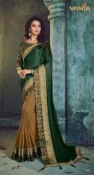 Silk Saree with Embroidery Border