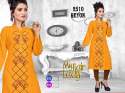 Rayon Stand Collar Neck Kurti 