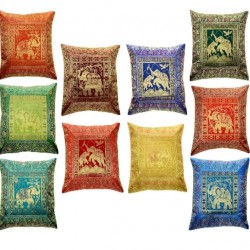 Brocade silk cushion cover by agrawal impex