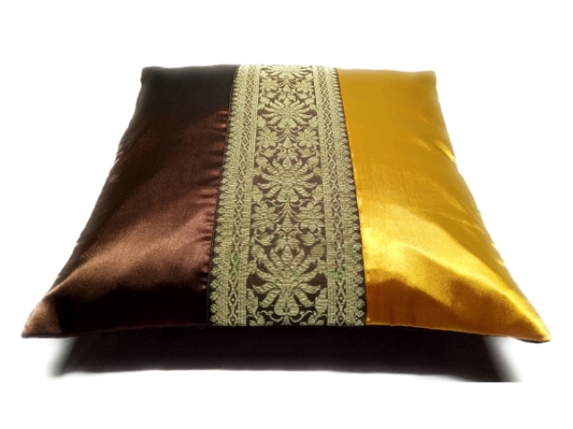 Cushion cover Satin silk 16 x 16 inches (40 x 40 cms)