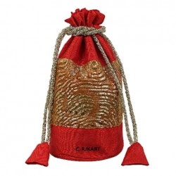 silk potli bag size 6*9 inch