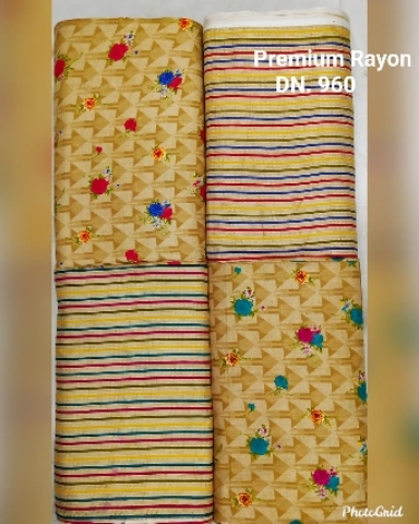 rayon print fabric by shree laxminath enterprises