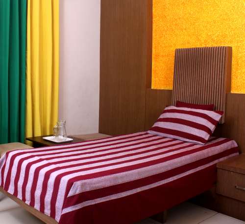 cotton bed sheet single and double 