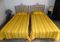 COTTON BED SHEET WITH PILLOW COVER 