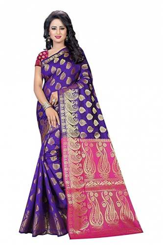 Banarasi Silk Saree By Indian Fashionista Brand by Indian Fashionista