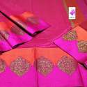 Beautiful Muslin Silk saree thumb 2