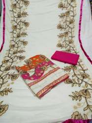 Embroidered Chanderi Fancy Suit 