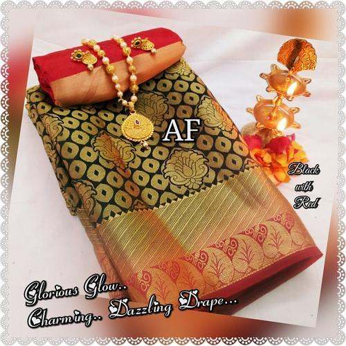 Ethnic Kanchipuram Brocade Silk saree
