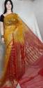 Exclusive Jamdani Dhakai muslin silk saree thumb 1