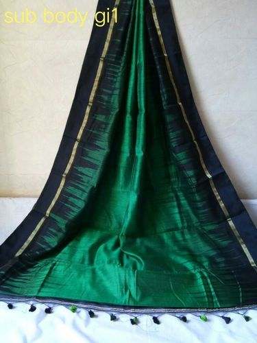 Gicha Silk Ikkat Handloom Saree by Nomano