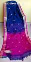 Handloom Linen Jamdani Saree