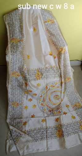 Kantha Stitched Work Saree by Nomano