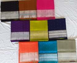 Fancy Soft Silk Multi Color Saree