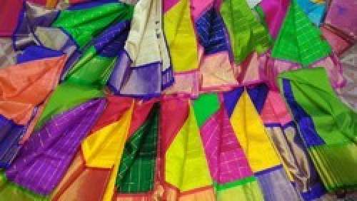 Handloom Gadwal Silk Saree  by Sri Kamakshi Collections