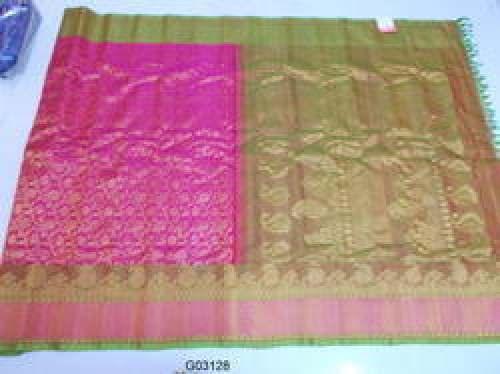 Pure Silk Gadwal Saree For Ladies by Sri Kamakshi Collections