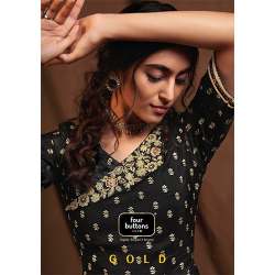 Elegant Four Buttons Kurti