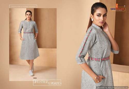 Fancy Rayon Handloom Kurti by Wefas Textile