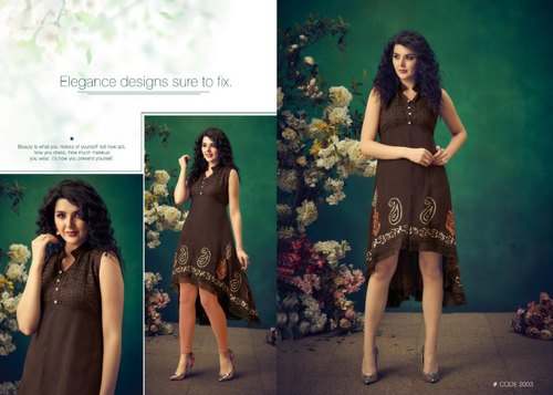 Rayon kurti Goldi vol-12