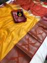 Chanderi Cotton silk saree thumb 4