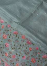 plain tussar silk saree