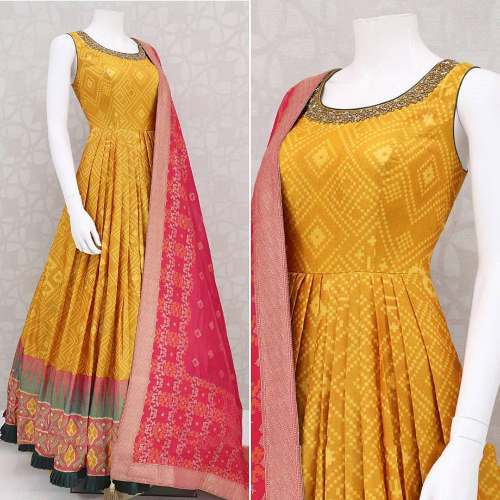 Badhani patola  gown